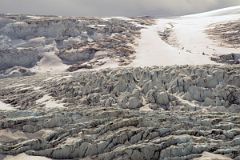25 Athabasca Glacier Icefall Close Up From Athabasca Glacier In Summer From Columbia Icefield